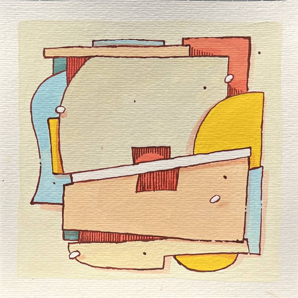 Acrylique sur papier