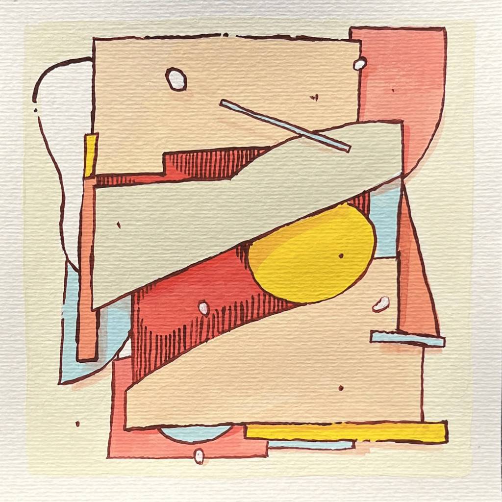 Acrylique sur papier