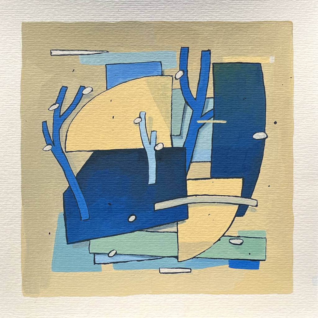 Acrylique sur papier