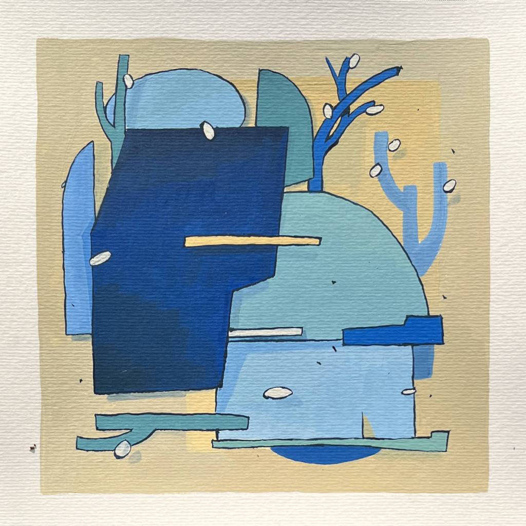 Acrylique sur papier